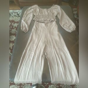 Southern charm tan, matching set, never worn